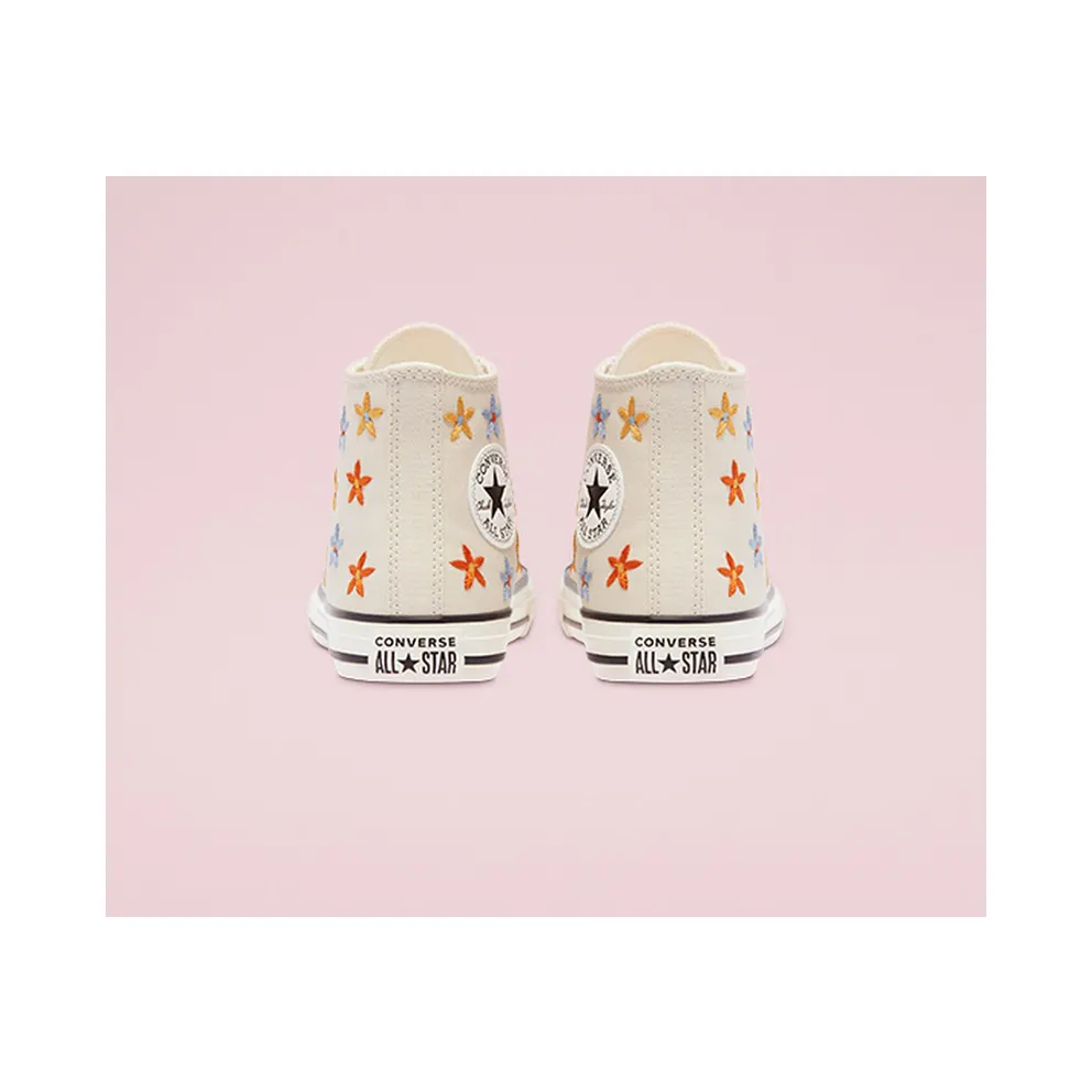 Converse Spring Flowers Chuck Taylor All Star High Top Natural Ivory/egret/black (671099C)
