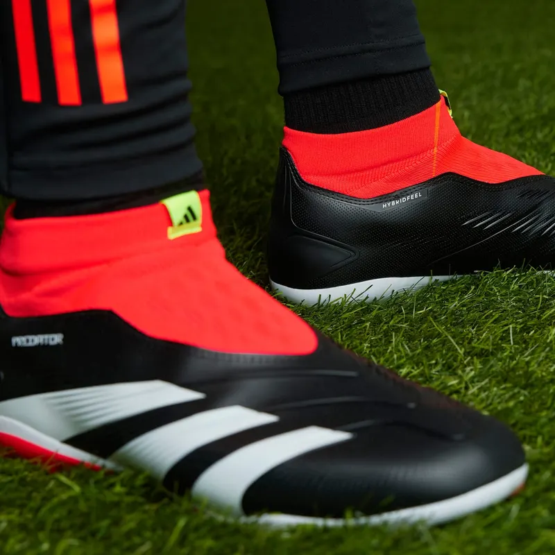 adidas Predator League LL FG Core Black Cloud White Solar Red (IG7768)