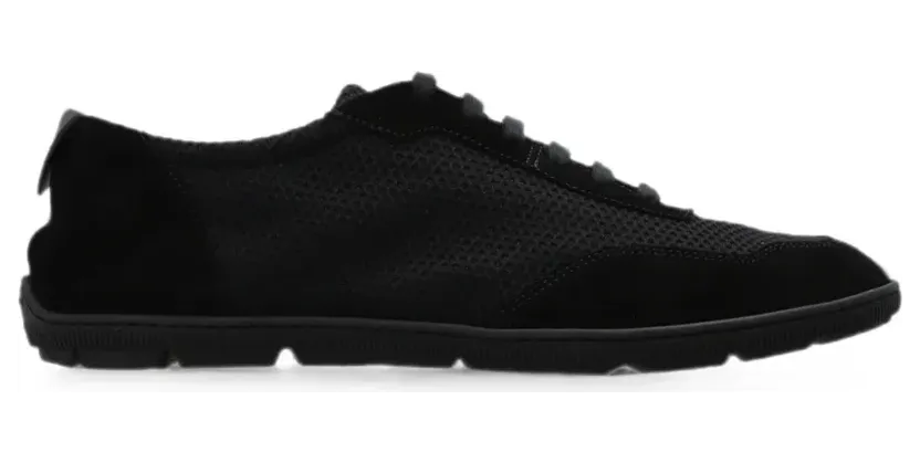 Giorgio Armani Sneakers mit Wildledereinsätzen – Schwarz (GM004740AF3)
