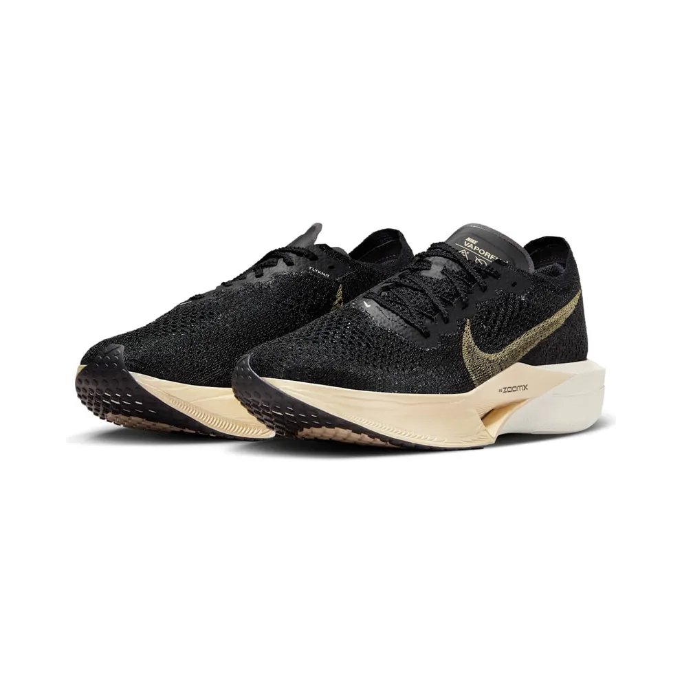 Nike ZoomX Vaporfly 3 “Black Metallic Gold Grain” (DV4129-001)