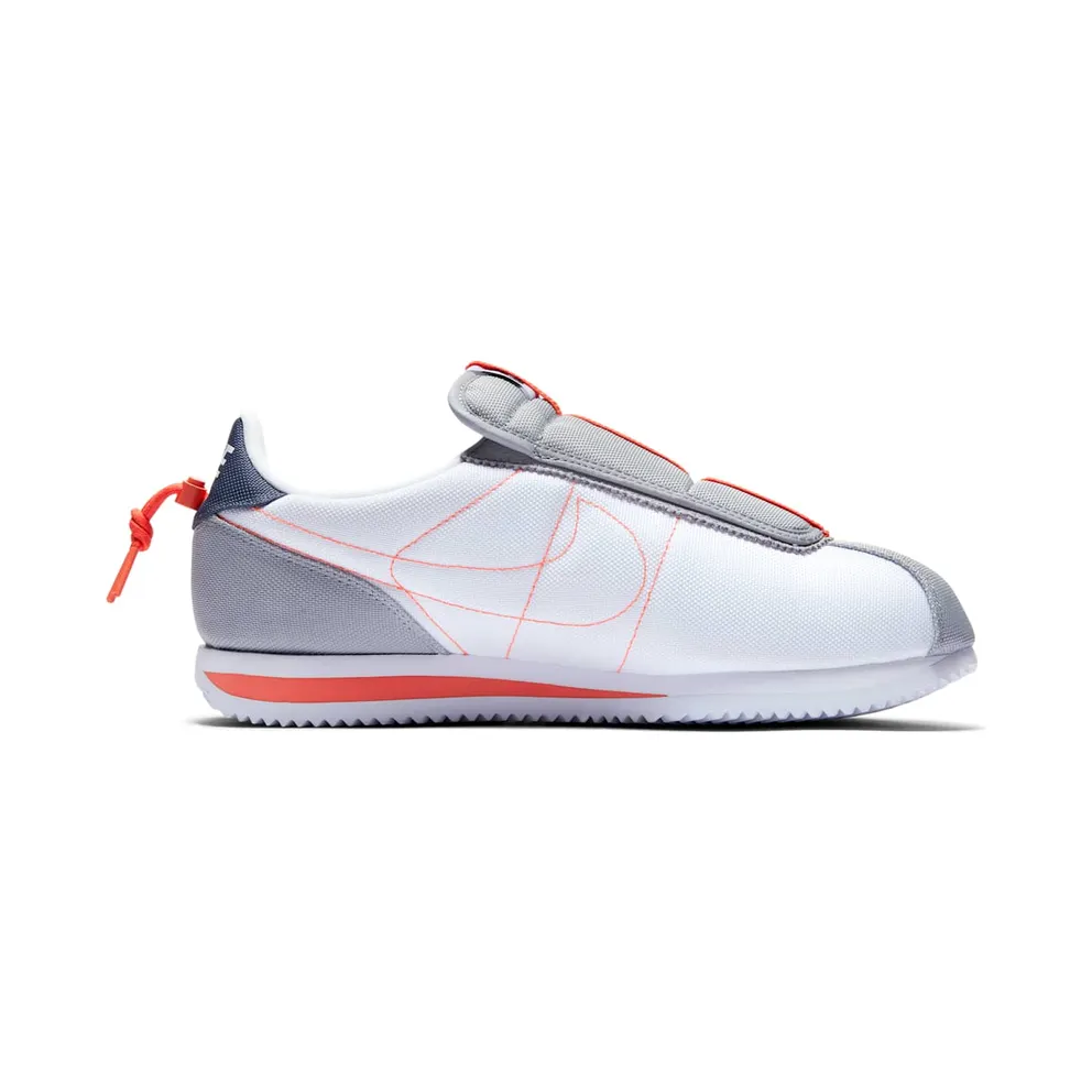 Nike Cortez Basic Slip Kendrick Lamar White White/Thunder Blue-Wolf Grey-Turf Orange (AV2950-100)