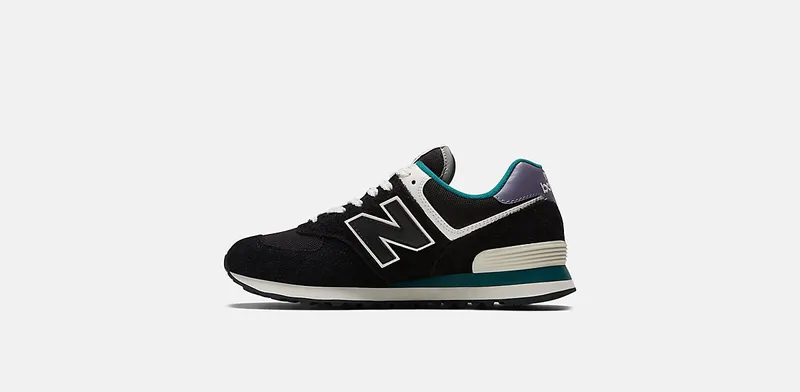 New Balance 574 Black Blue (U574LV2)