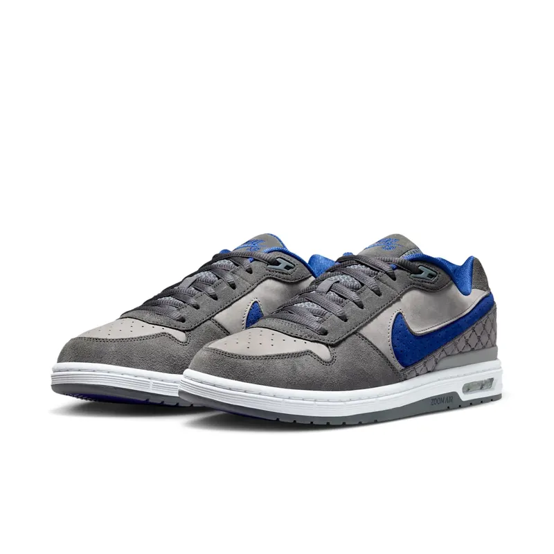 Nike SB Paul Rodriguez Zoom Air Low – “Flint Grey / Flint Grey / Medium Grey / Deep Royal Blue” (IU7835-001)