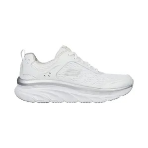 Skechers Relaxed Fit: D’Lux Walker Infinite Motion White / Silver “White” (149023 Wsl) (149023WSL)