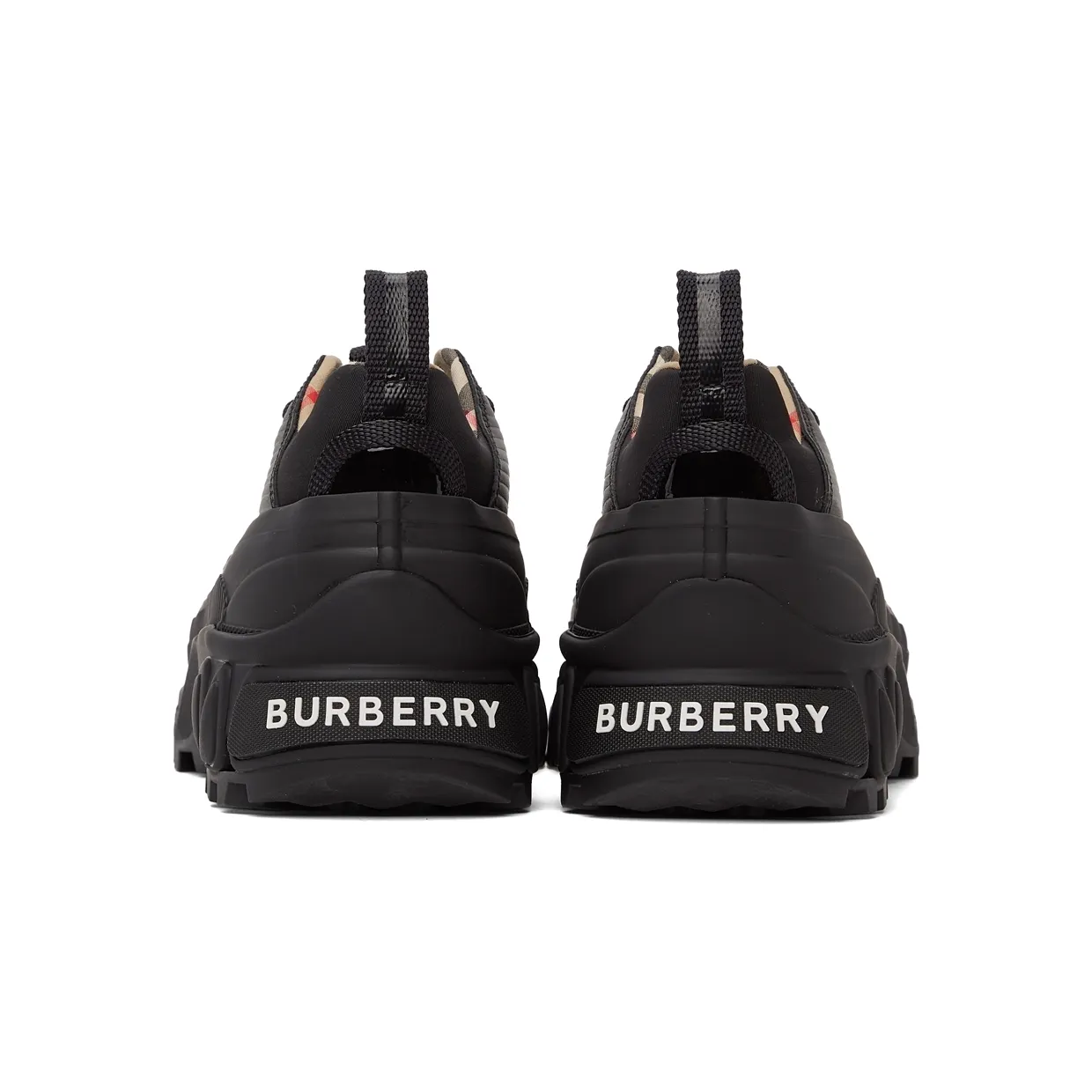 Burberry Black Patent Arthur Sneakers (8036166) (4)