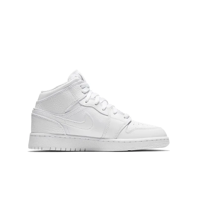 Jordan 1 Mid White Pure Platinum (2018) (554725-109)