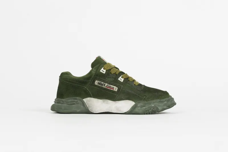 Maison Mihara Yasuhiro Parker OG Sole Brushed Suede Low-Top – 39 (A09FW709-KHK)