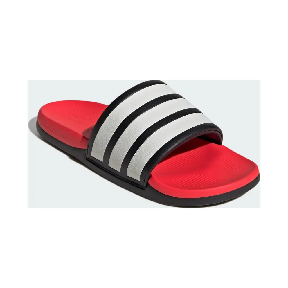 Adidas ADILETTE COMFORT 2.0 Slides Core Black / Core White / Lucid Red (HQ2472)