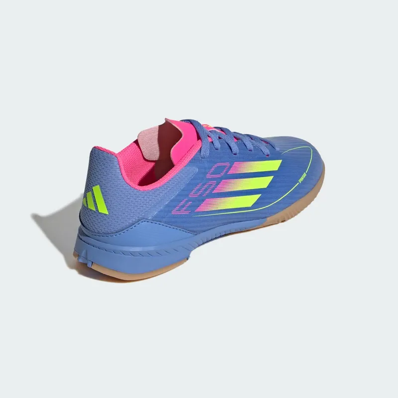 adidas F50 League Indoor Blue Fusion Lucid Lemon Lucid Pink (IE3749)