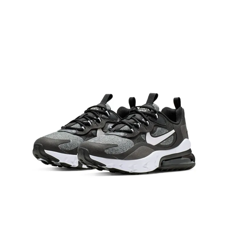 Nike Air Max 270 React Black Vast Grey (GS) Black/Vast Grey-Off Noir (BQ0103-003)