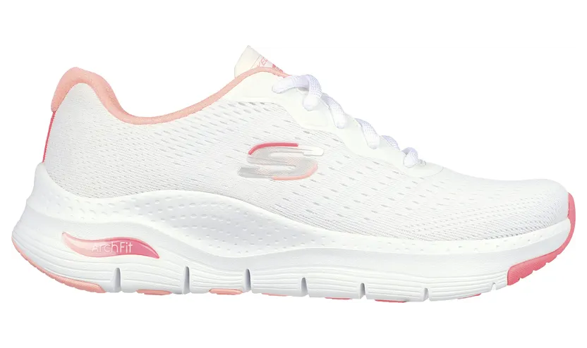 Skechers Arch Fit – Infinity Cool – Wit / Roze (149722 WPK)