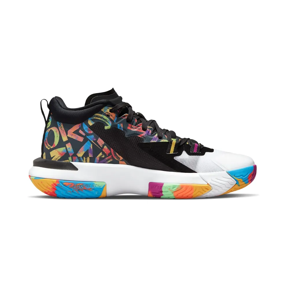 Nike Zion 1 “Black / Bright Crimson / Amarillo / White” (DA3130-001)