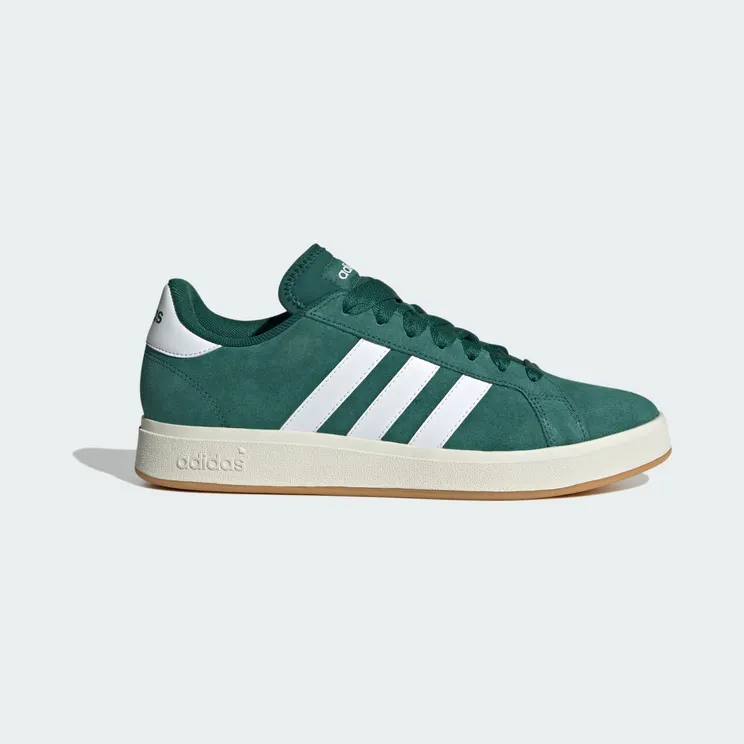 Adidas Grand Court Base 00s “Collegiate Green / Cloud White / Gum” (IH6187)