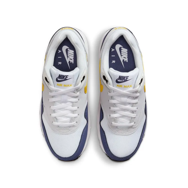 Nike Air Max 1 White Blue Recall Pure Platinum Tour Yellow (DZ3307-107)
