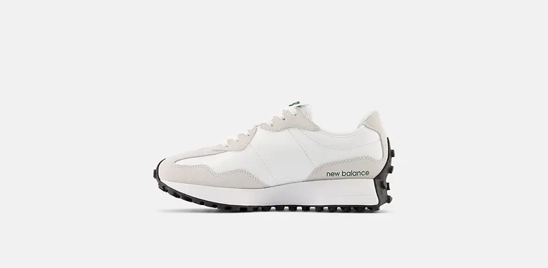New Balance White 327 Sneakers (WS327DC)