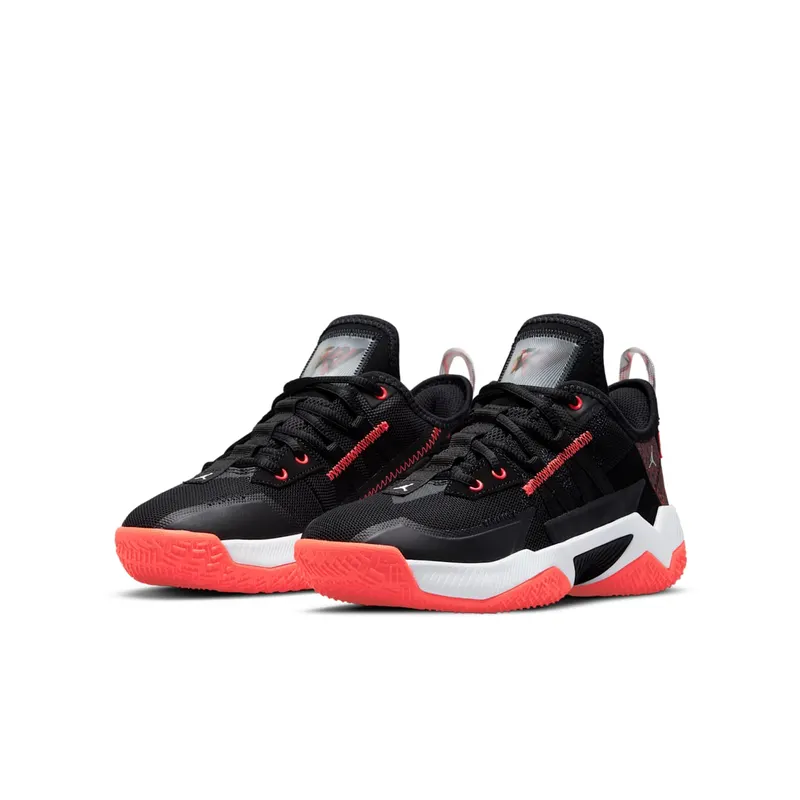 Jordan One Take 2 GS “Black Bright Crimson” (CZ0840-006)