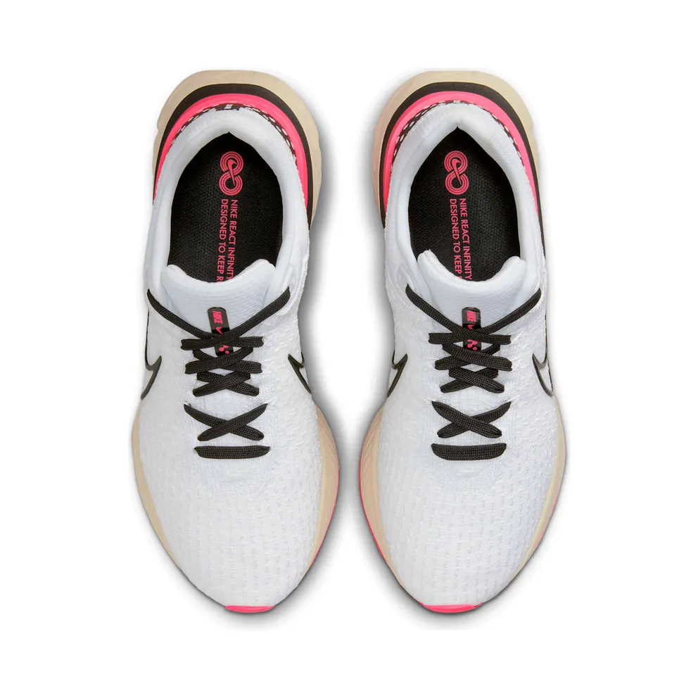 Nike React Infinity Run Flyknit 3 Road Running White (DH5392-101)