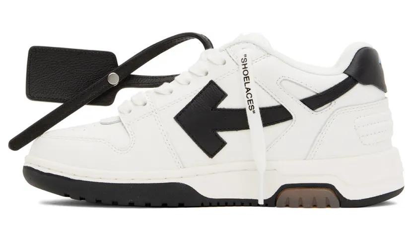 Off-White White & Black Out Of Office Sneakers (OWIA259C99LEA0010110) (3)