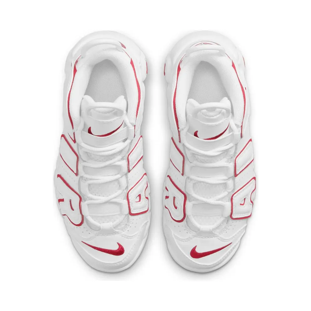 Nike Air More Uptempo White Varsity Red Outline (PS) (DJ5989-100)