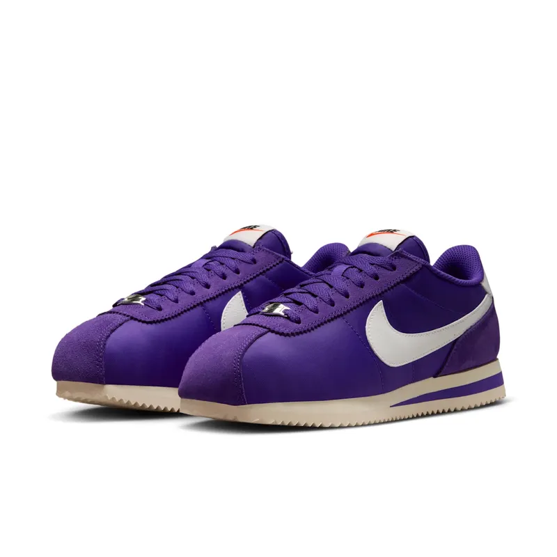 Nike Cortez Textile Field Purple Alabaster Safety Orange Summit White (DZ2795-500)