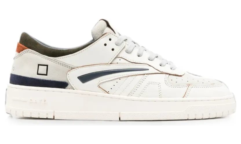 D.A.T.E. Tornado leather sneakers – Beige (M451TOCOWG)