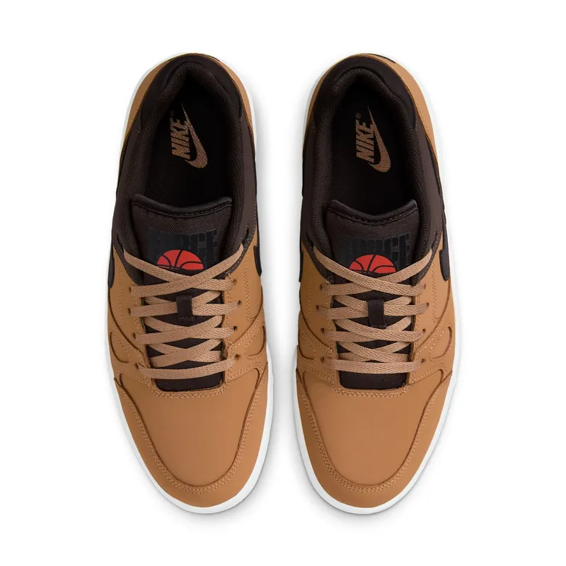 Nike Full Force Low Premium Flax Baroque Brown White Velvet Brown (HF7734-200)