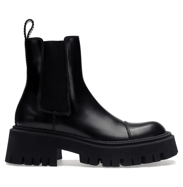 Balenciaga Tractor 20mm Boot Black (W) (641399WA8E91000)