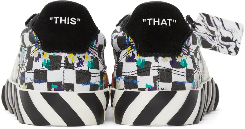 Off-White Check Vulcanized “Black/White” (OWIA178S21FAB0018410)