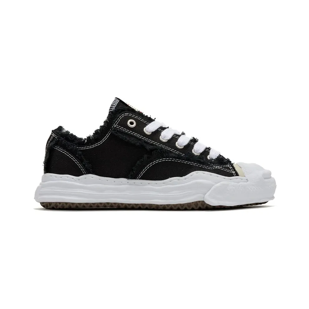 Maison Mihara Yasuhiro Hank OG Sole Canvas Low Frayed Black (A10FW714-BLK)
