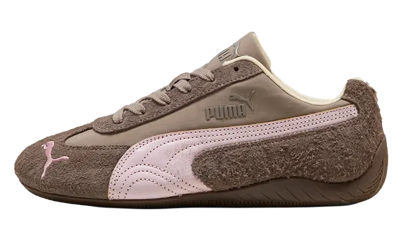 Puma Speedcat Brushed Luxe Womens “Mouse Grey Gum” (407672-01)