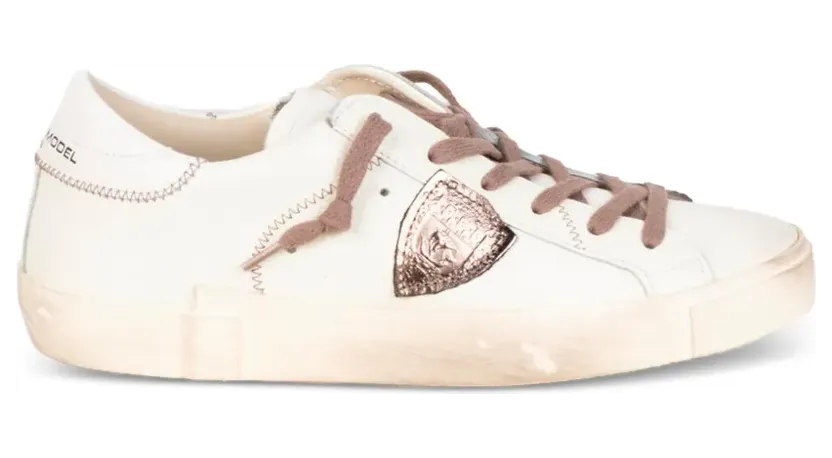 Philippe Model Paris Prsx logo-patch sneakers – Beige (PRSXLOWPRLDVZ08)