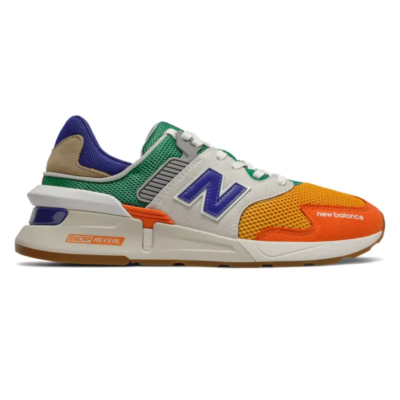 New Balance 997S Multi Orange/Mustard-Green-Blue (MS997JHX)