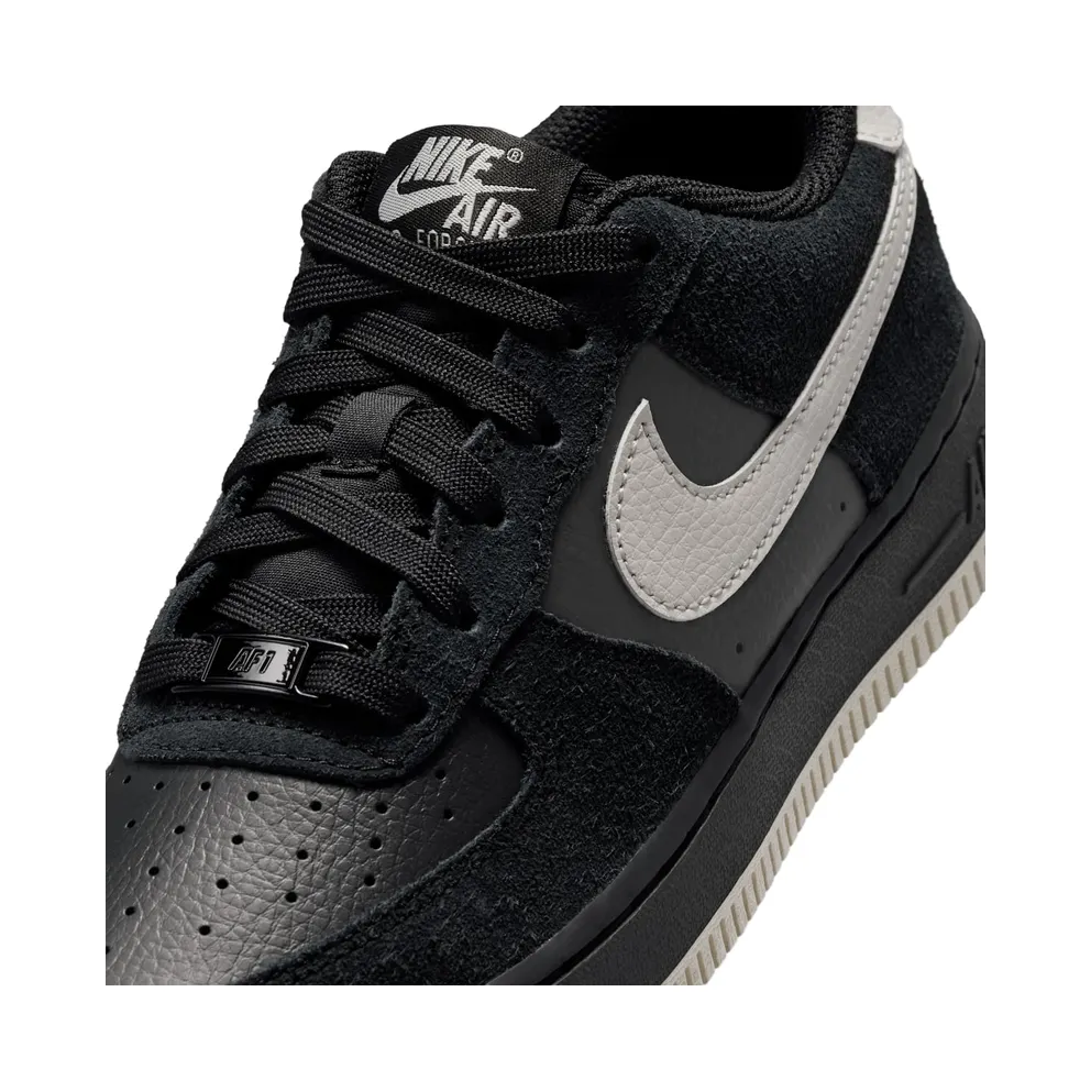 Nike Air Force 1 Low LV8 2 GS “Black Light Bone” (HV4760-001)