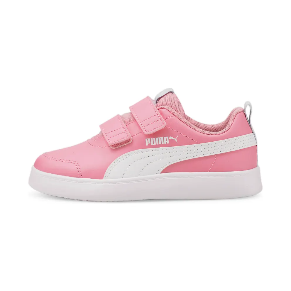 PUMA Courtflex V2 Kids’ Prism Pink/White (371543-23)