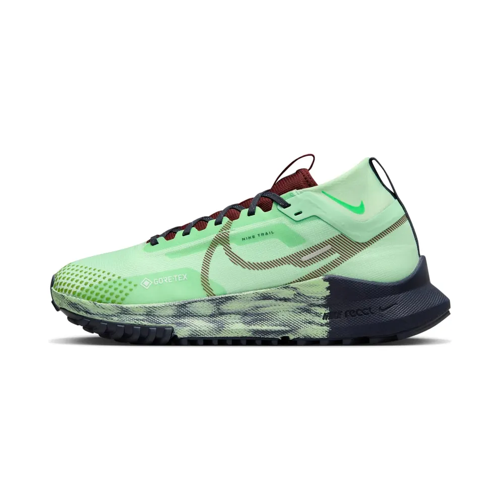 Nike React Pegasus Trail 4 Gore-Tex Vapor Green Thunder Blue Light Armory Blue Dark Team Red (DJ7929-303)