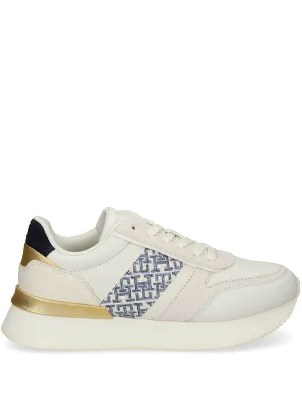 Tommy Hilfiger Sneakers mit Logo-Print – Weiß (FW0FW08387)