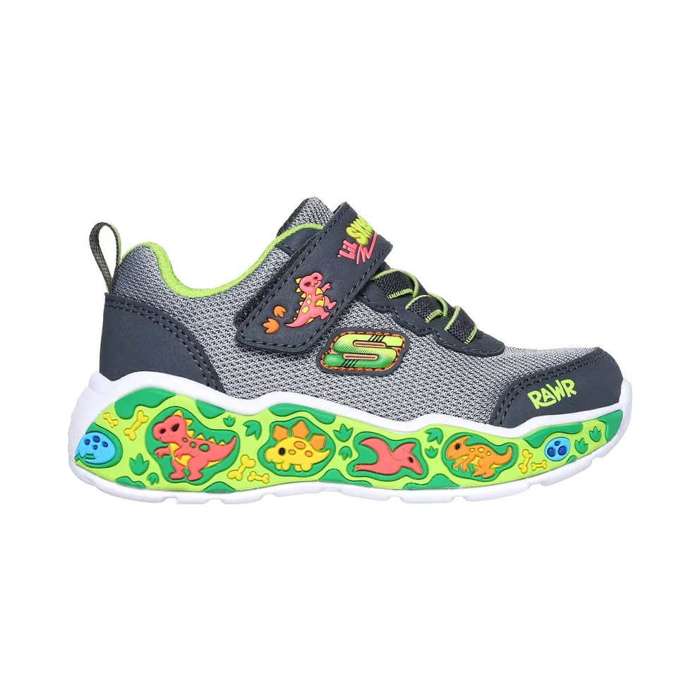 Skechers Play Scene Sneaker Houtskool/Limoen