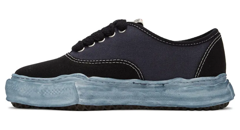 Miharayasuhiro Grey & White Baker Over-Dyed Sneakers (A08FW724) (3)