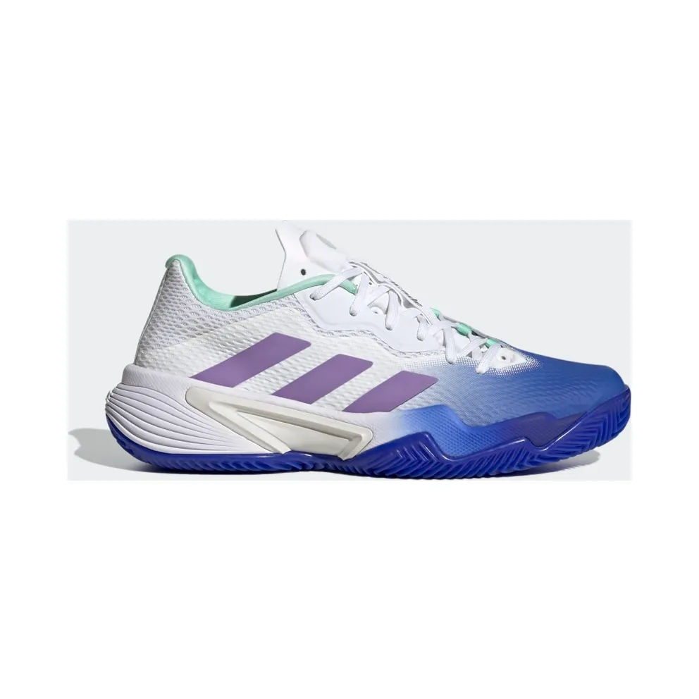 adidas Barricade Clay Court Tennis Shoes Lucid Blue / Violet Fusion / Pulse Mint (HQ8428)