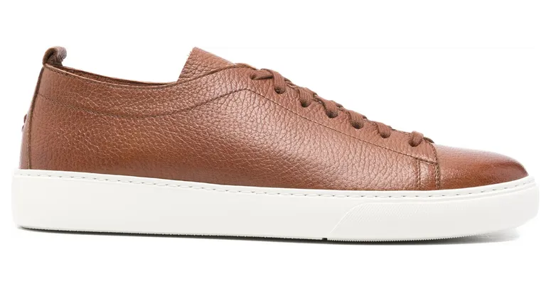 Henderson Baracco Textured Lace-up “Brown” (BYRON.57 CUOIO)