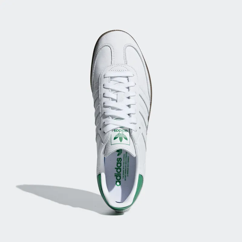 adidas Samba OG White Green Gum Cloud White/Green/Gum (D96783)