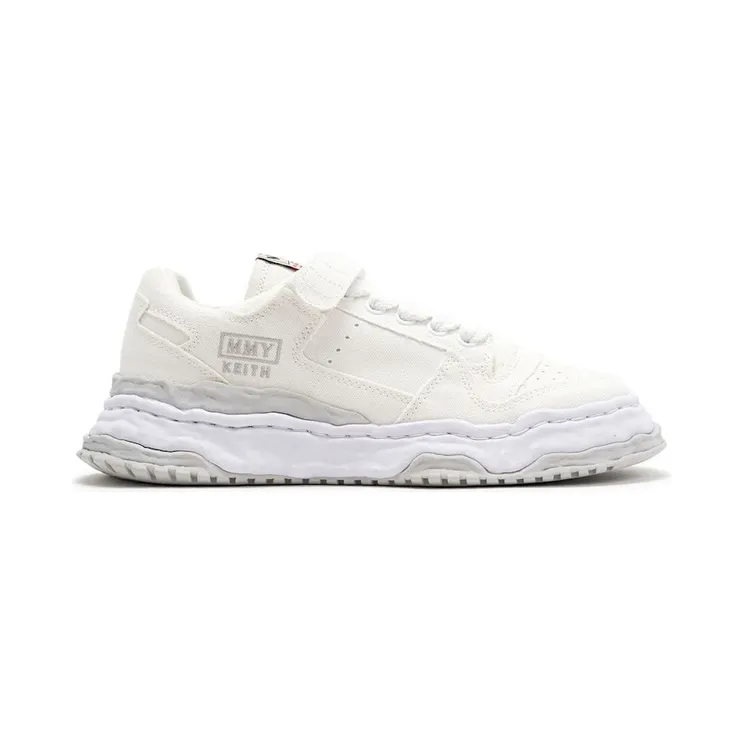 Maison Mihara Yasuhiro Keith OG Sole Canvas Low White Grey (A15FW740-WHT)