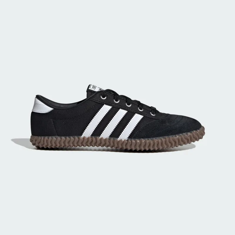 Adidas Volley Plimsoll Sneakers Core Black / Cloud White / Gum (JR6016)