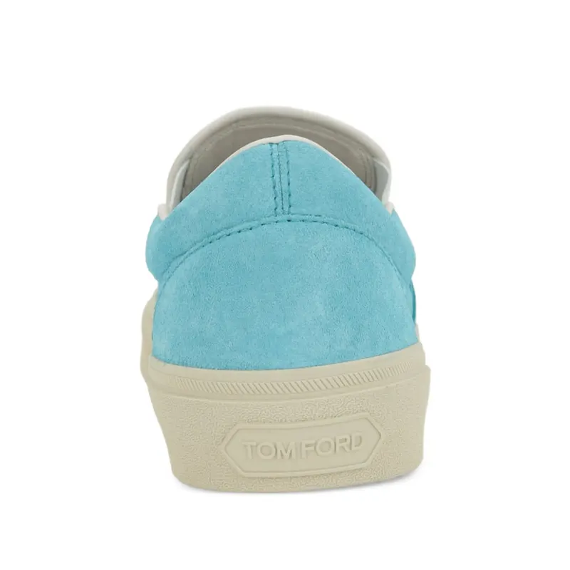Tom Ford Slip-on Leather “Blue” (LCL123N J1368 UWC)