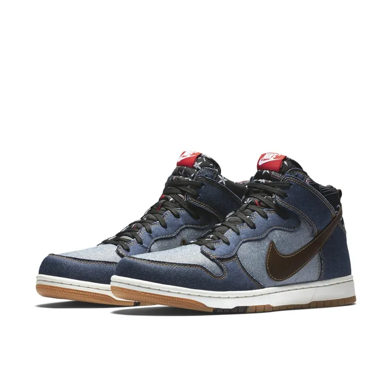 Nike Dunk CMFT Denim Denim/Track Brown-Sail (705434-401)