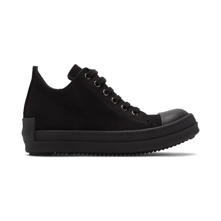 Rick Owens Drkshdw Orange License Plate Low Sneakers (DU01B7802 DMEH1)