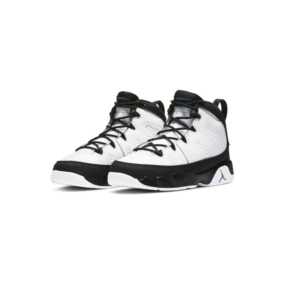 Jordan 9 Retro University Blue (PS) White/University Blue-Black (401811-140)