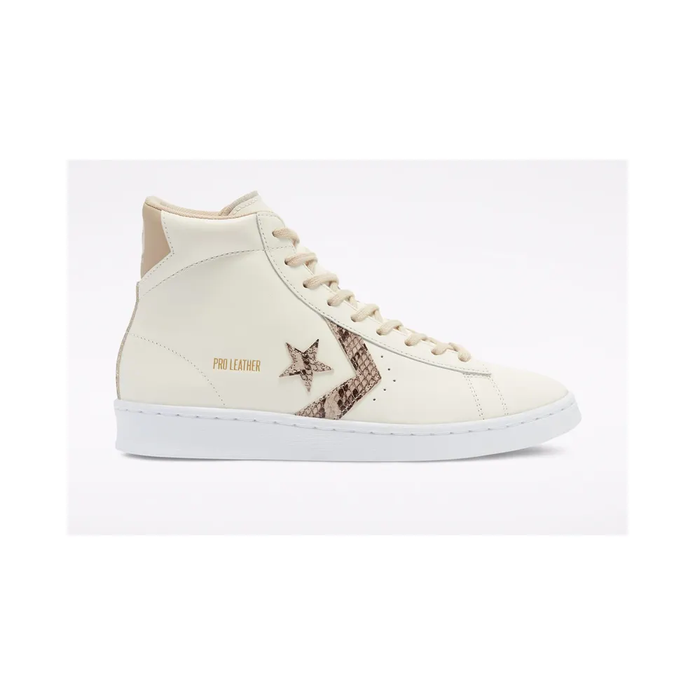 Converse Snake Print Pro Leather High Top Egret/Nomad/Egret (170497C)