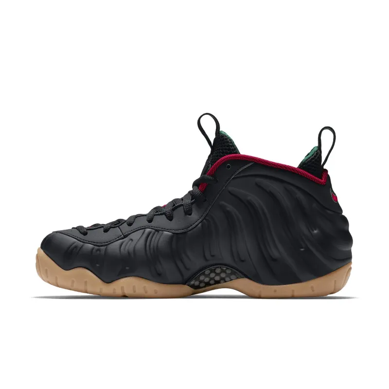Nike  Air Foamposite Pro Gucci Black/Gorge Green-Metallic Gold-Gym Red (624041-004)
