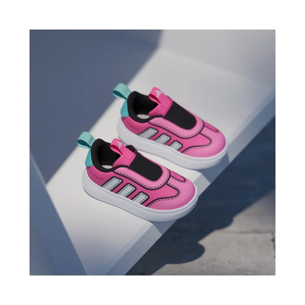 adidas Bubblecomfy Lucid Pink White Flash Aqua (JS0126)